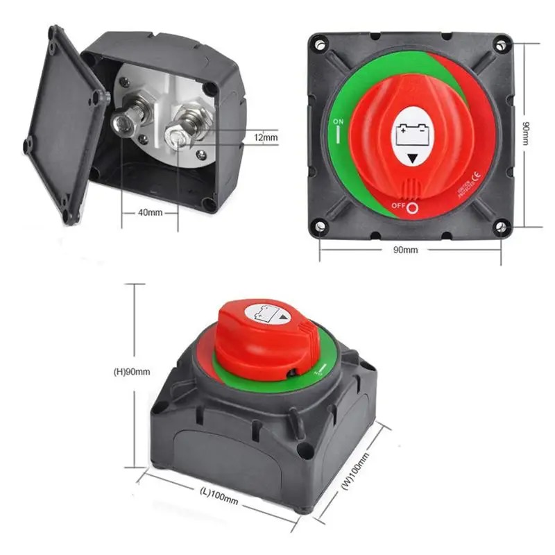 Akü Devre Kesici Şalter 12V-60V 600A Büyük