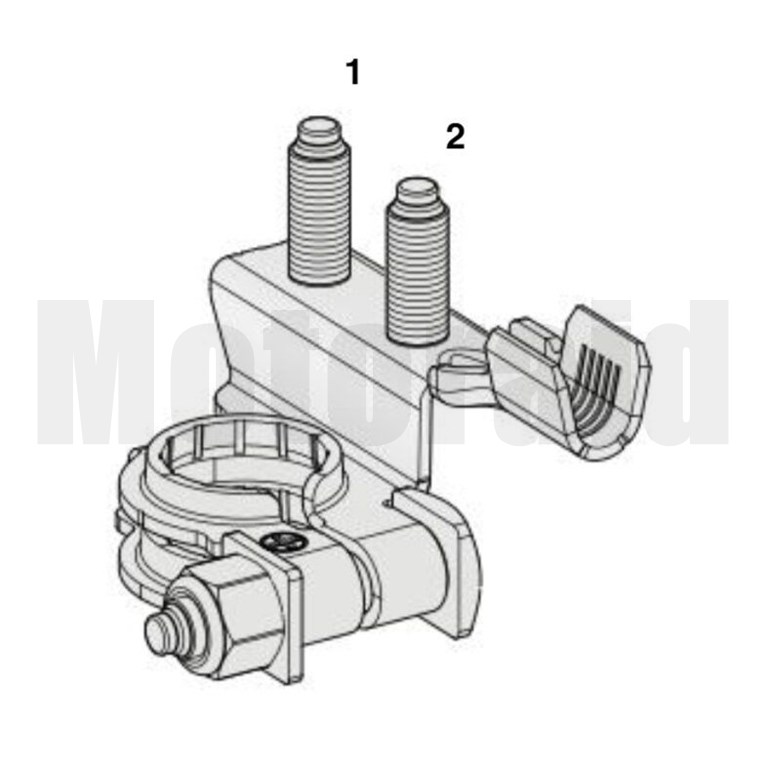 Kutup Başı Terminali (+) Artı Civatalı
