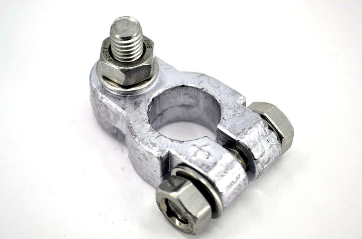 Kurşun Akü Kutup Başı Artı Krom Civata Somun