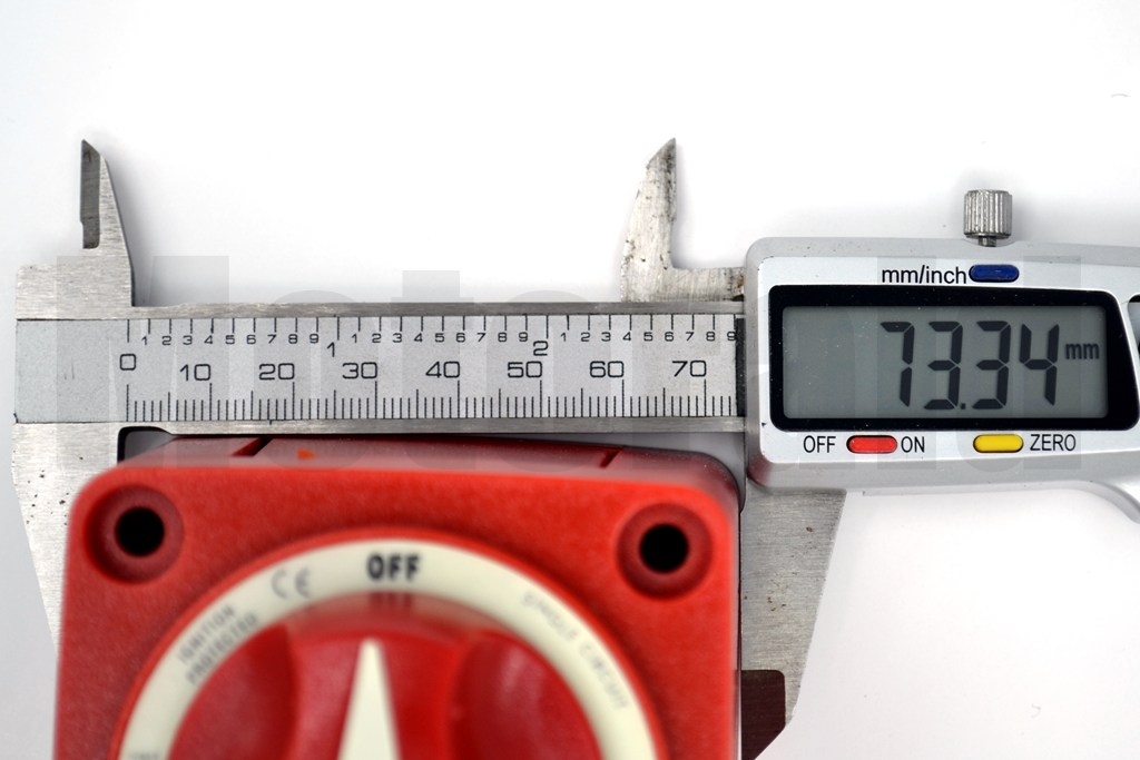Akü Elektrik Devre Kesici Şalter Anahtar Kırmızı Kasalı 12V-48V DC 300A