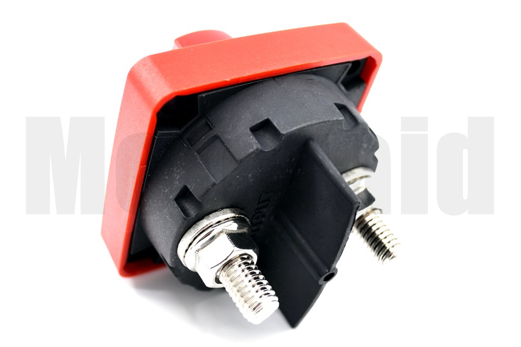 Akü Elektrik Devre Kesici Şalter Anahtar Kırmızı Kasalı 12V-48V DC 300A