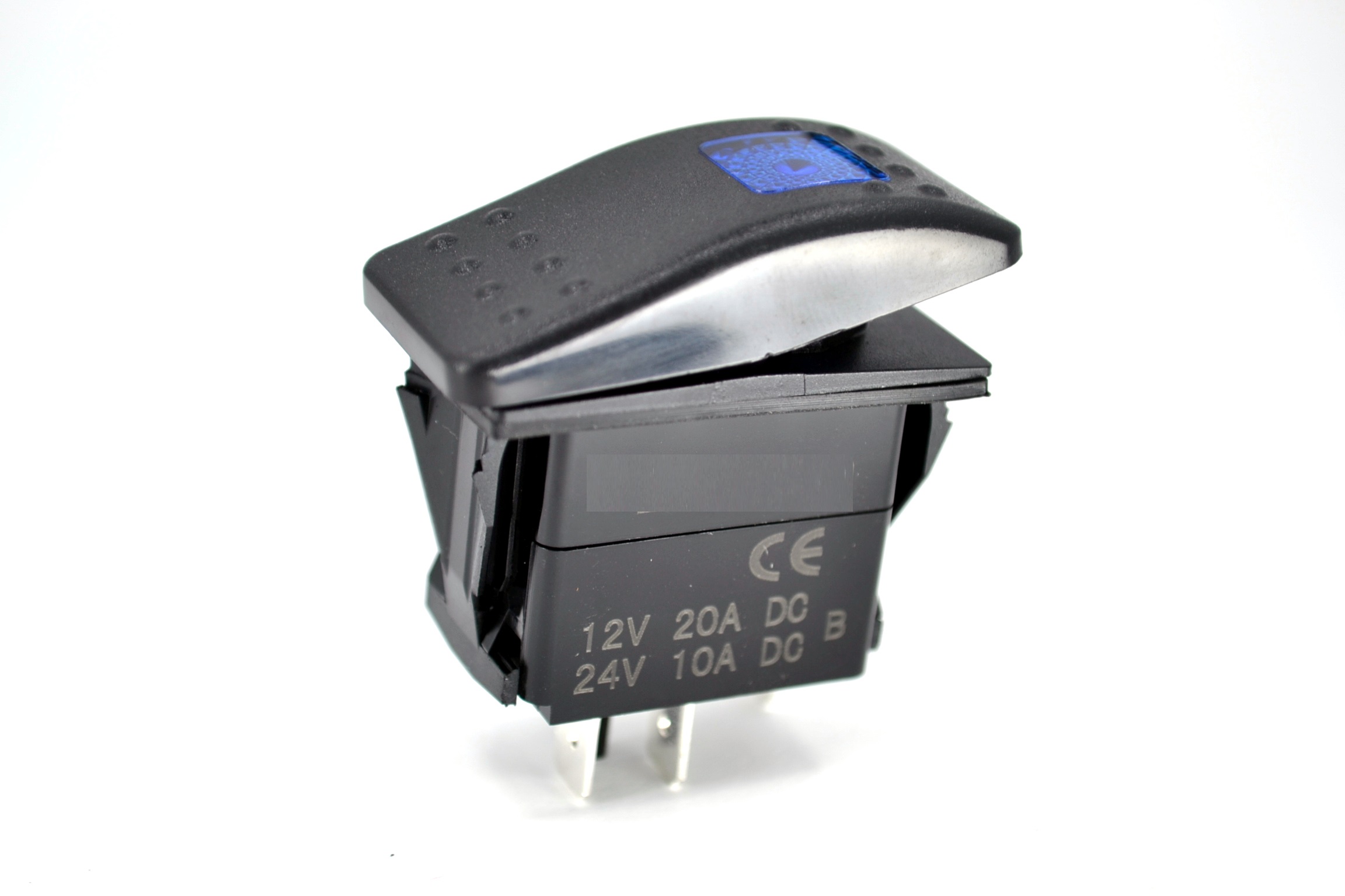 Marine Karavan Anahtar 12V 24V Mavi Işıklı Kabin Panel 1-0