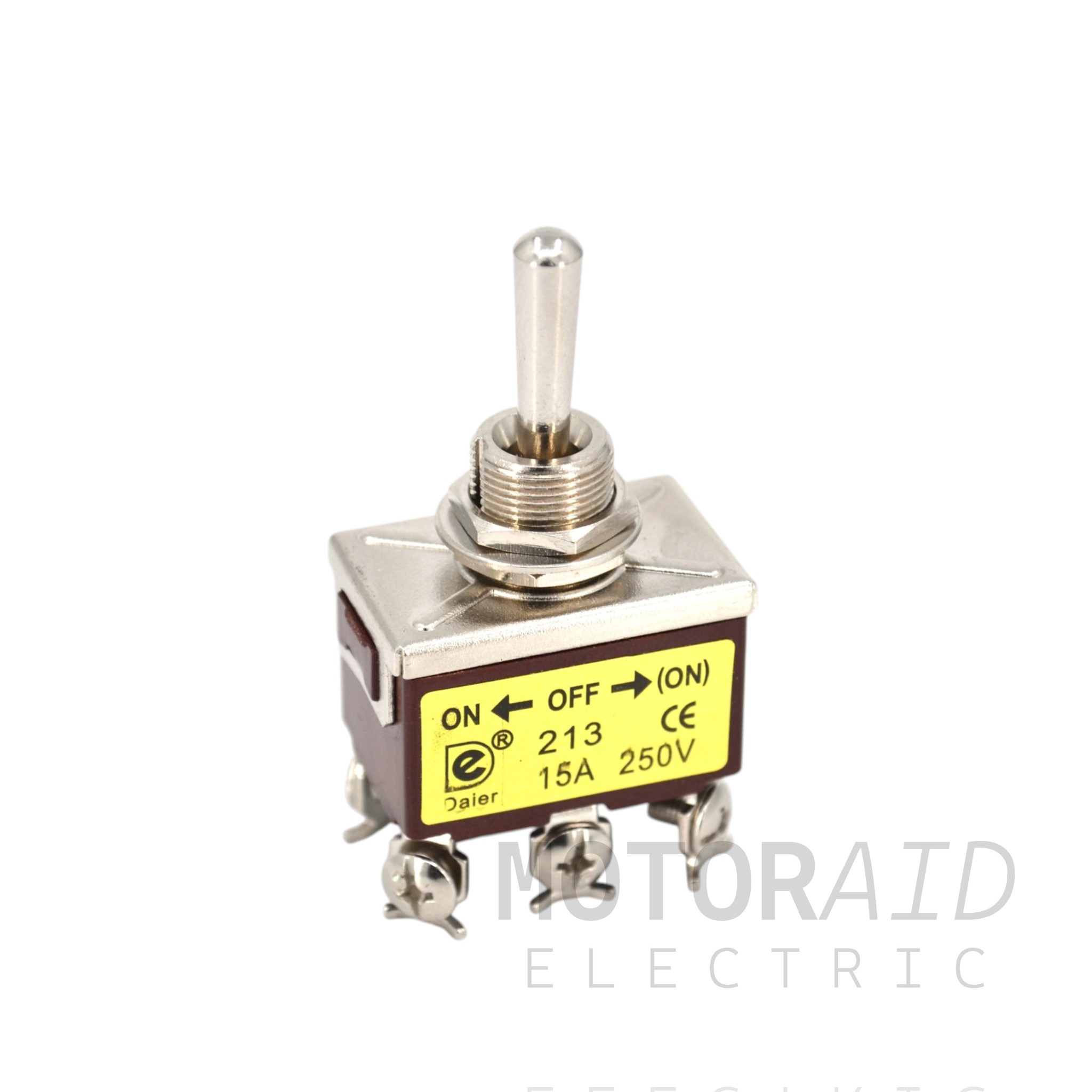 Toggle Switch 1-0-Yaylı Metal Anahtar 6 Pin 12V-220V