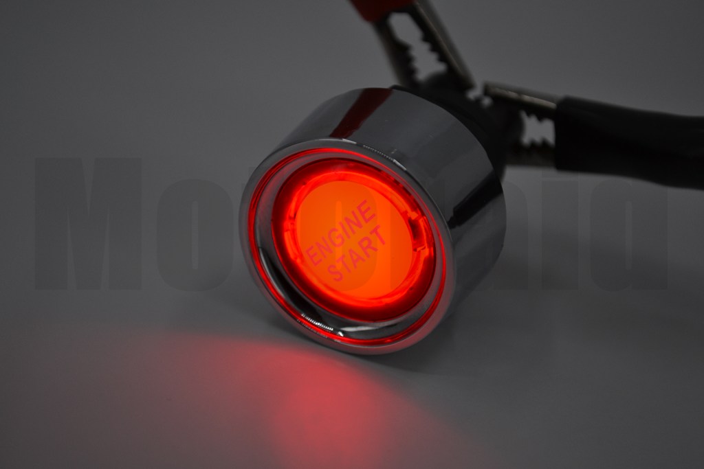 Engine Start Marş Butonu Kırmızı Işıklı 3P