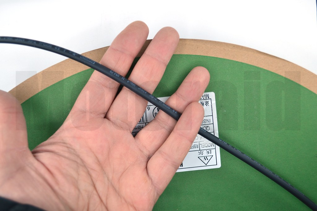 4mm Siyah Isı İle Daralan Makaron