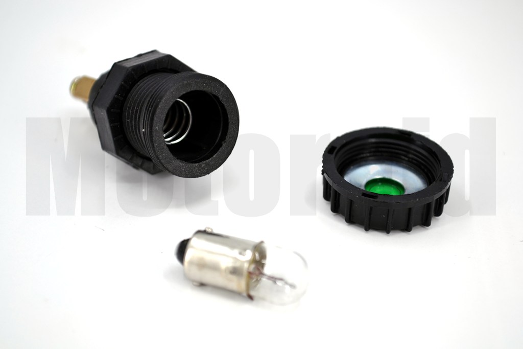 12V 5W 53 Ampullü Yeşil Göz Lambası 17mm Gösterge İkaz