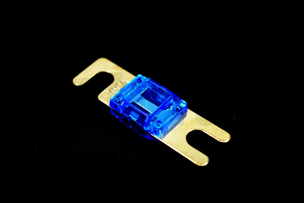 100A Midival Sigorta Şeffaf Gövde Gold Kaplama