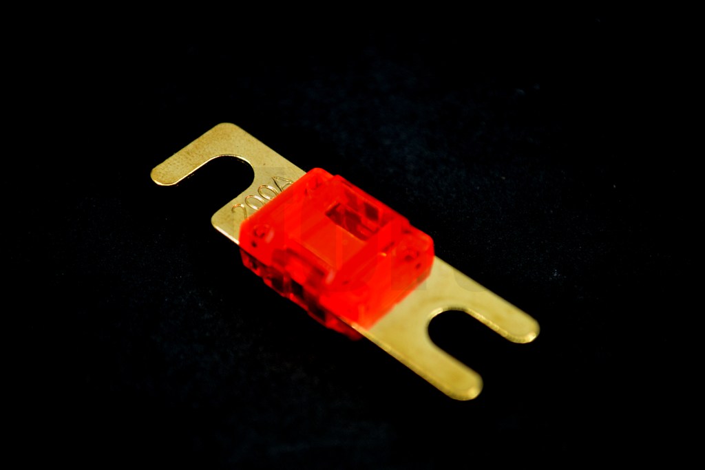 200A Midival Sigorta Şeffaf Gövde Gold Kaplama