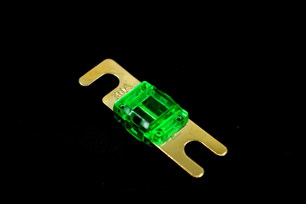 30A Midival Sigorta Şeffaf Gövde Gold Kaplama