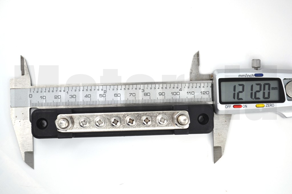 Kısa Şase Terminali 100A 6 Vidalı 2XM6 Kutuplu