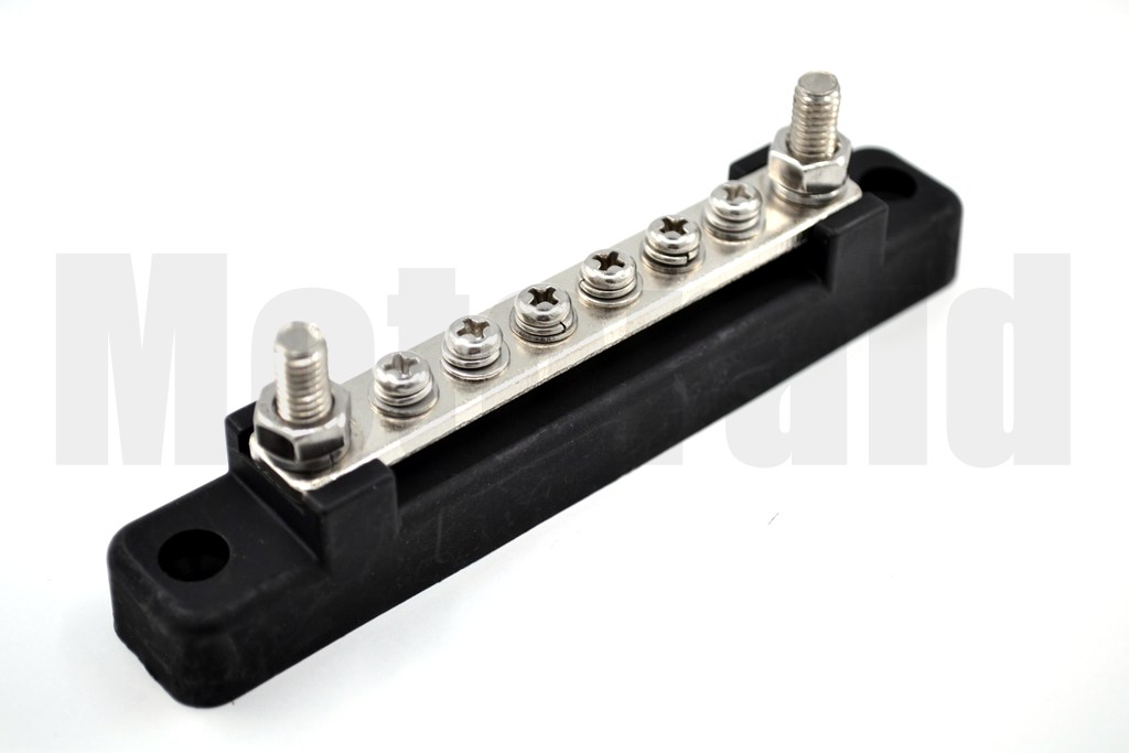 Kısa Şase Terminali 100A 6 Vidalı 2XM6 Kutuplu