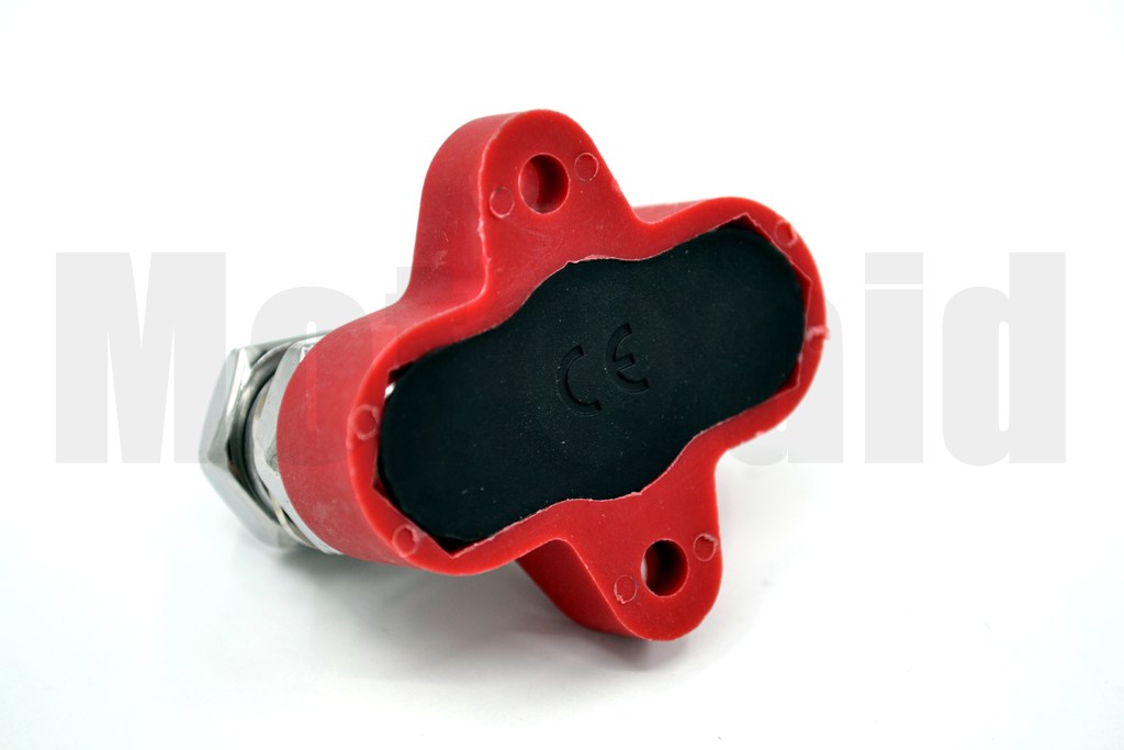 Çift Civata Kırmızı Şase Terminali 2XM10 Kutuplu