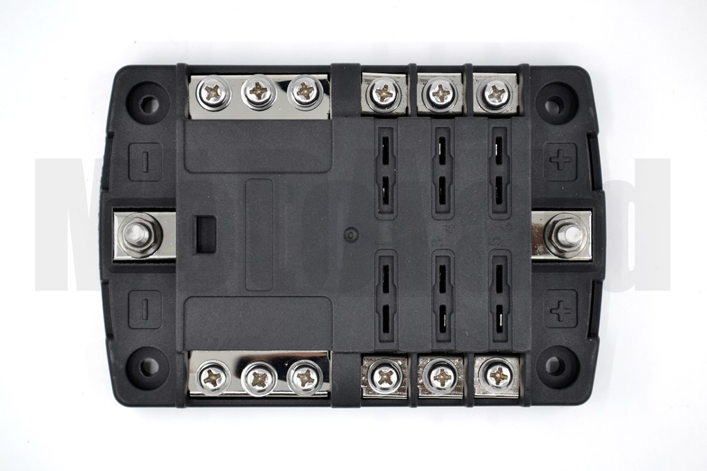 Blok Bıçak Sigorta Kutusu 6 Port Etiketli