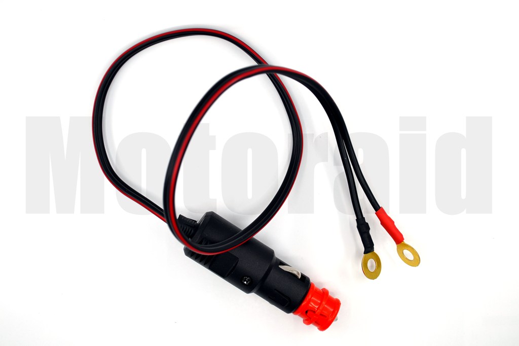 Erkek Çakmak Soketi M6 Pabuçlu 2x2,50mm² 52cm Bakır Kablolu