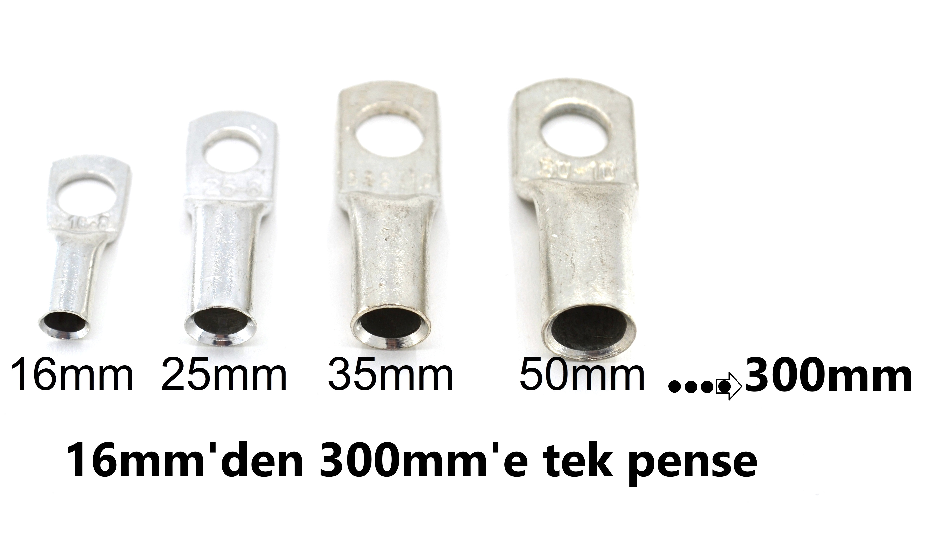 Hidrolikli SKP Pabuç Sıkma Pensesi 16-300mm²